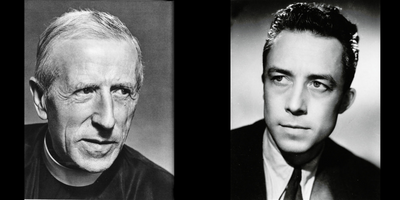 Le mal, une provocation, Camus versus Teilhard